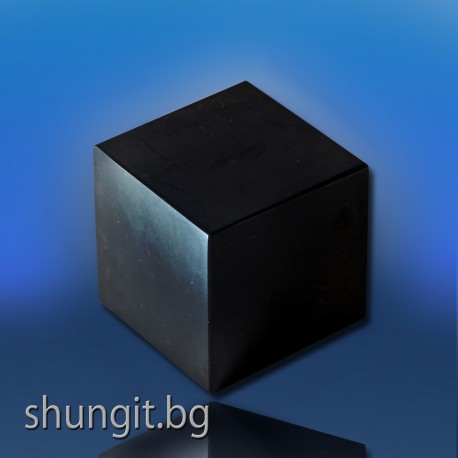 Куб от шунгит 9x9см.(полиран)